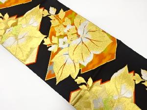 アンティーク　松皮菱に桐模様織り出し袋帯（着用可）